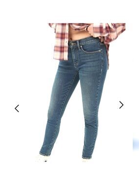 LUCKY BRAND MID RISE AVA SKINNY MEDIUM WASH DENIM JEANS WOMENS SIZE 2/26 ANKLE